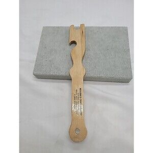 Vintage 1978 Push & Pull Handy Kitchen Oven Tool Solid Wood Advertising